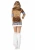 Leg Avenue Igloo Cutie - плюшевое платье с капюшоном, L